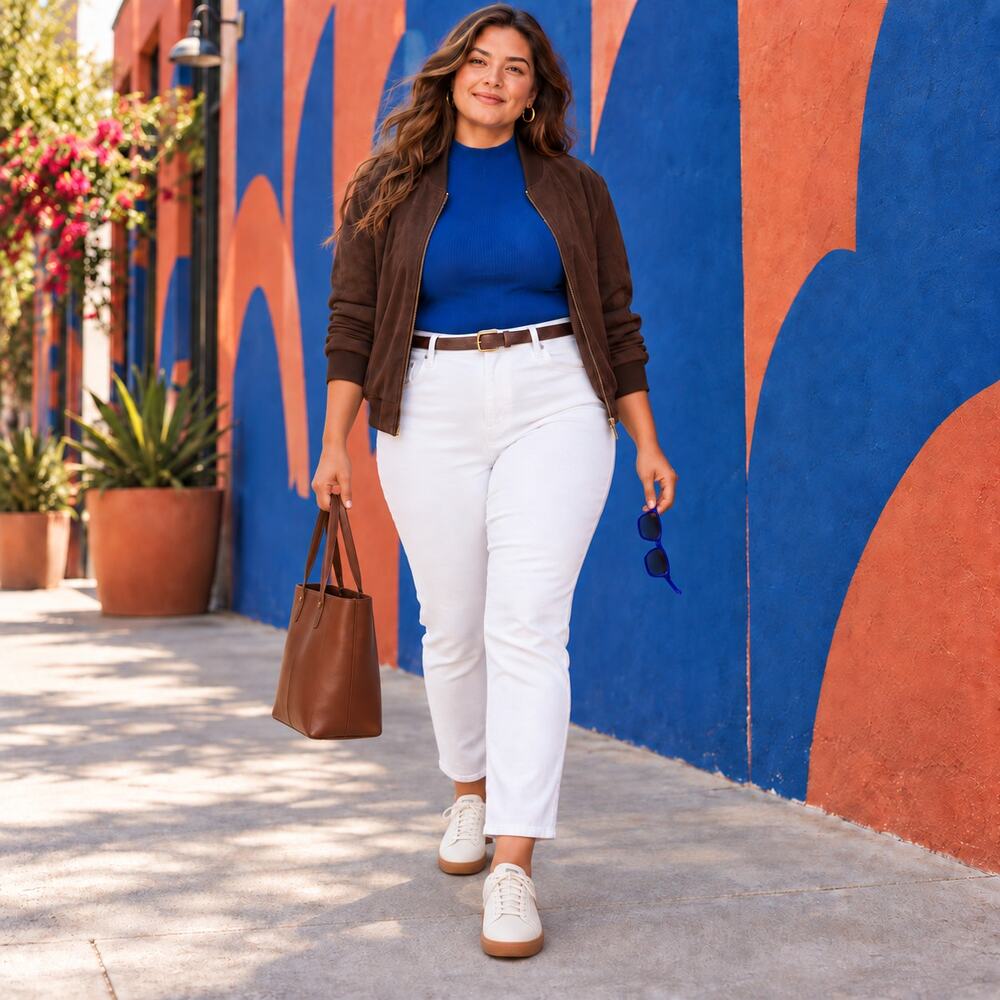 Madewell Jeans WMNS 32 Plus White Stovepipe High Rise Straight Ankle Clean Girl